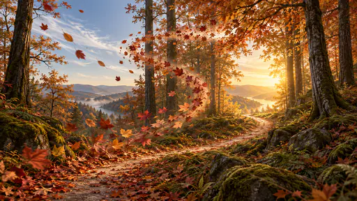 Digital artwork depicting 17 autumn forest.