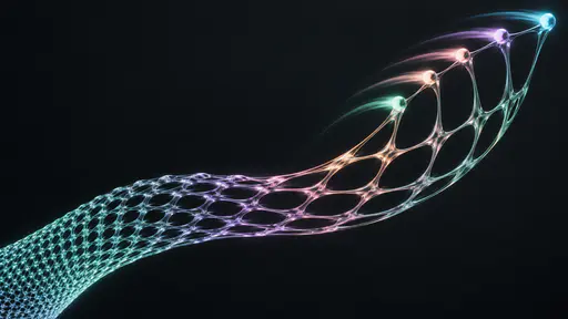 Digital artwork depicting 19 pastel light lattice.