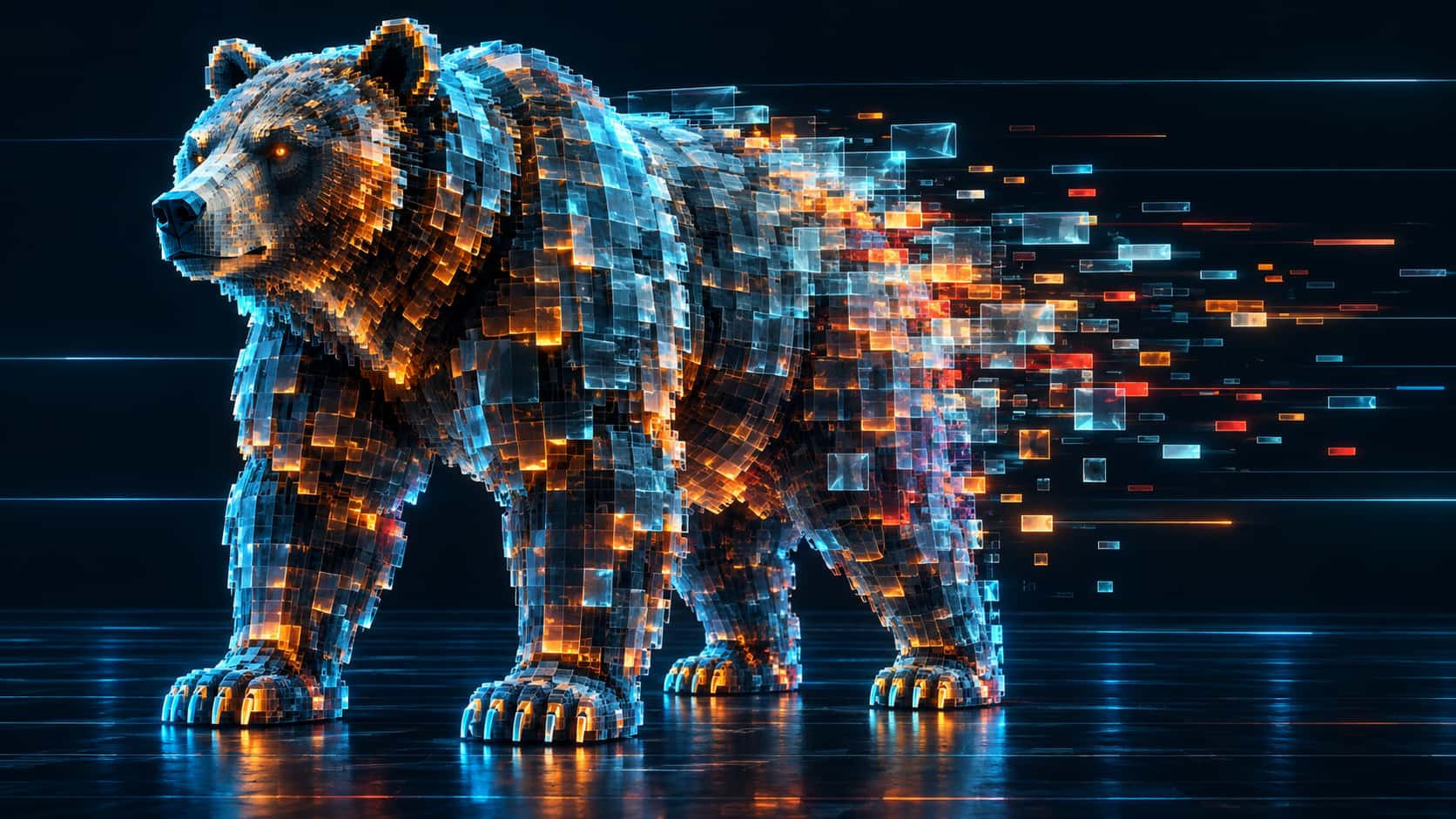 Digital artwork depicting bear.