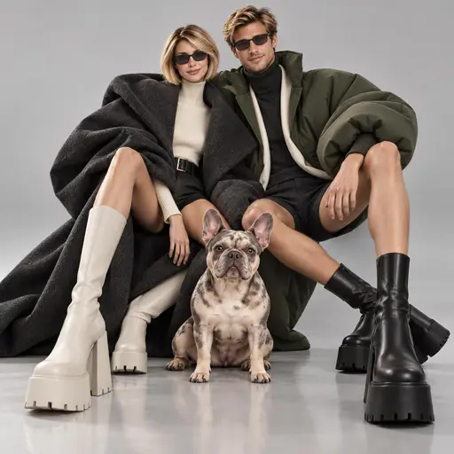 Editorial Couture Render, AI image generation style