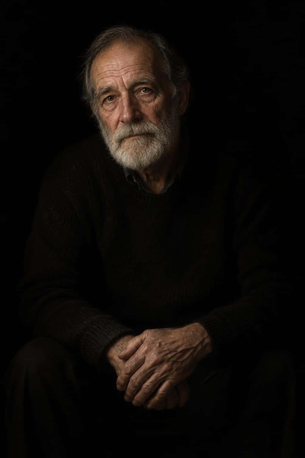 Light-painted portraiture, prompt only example