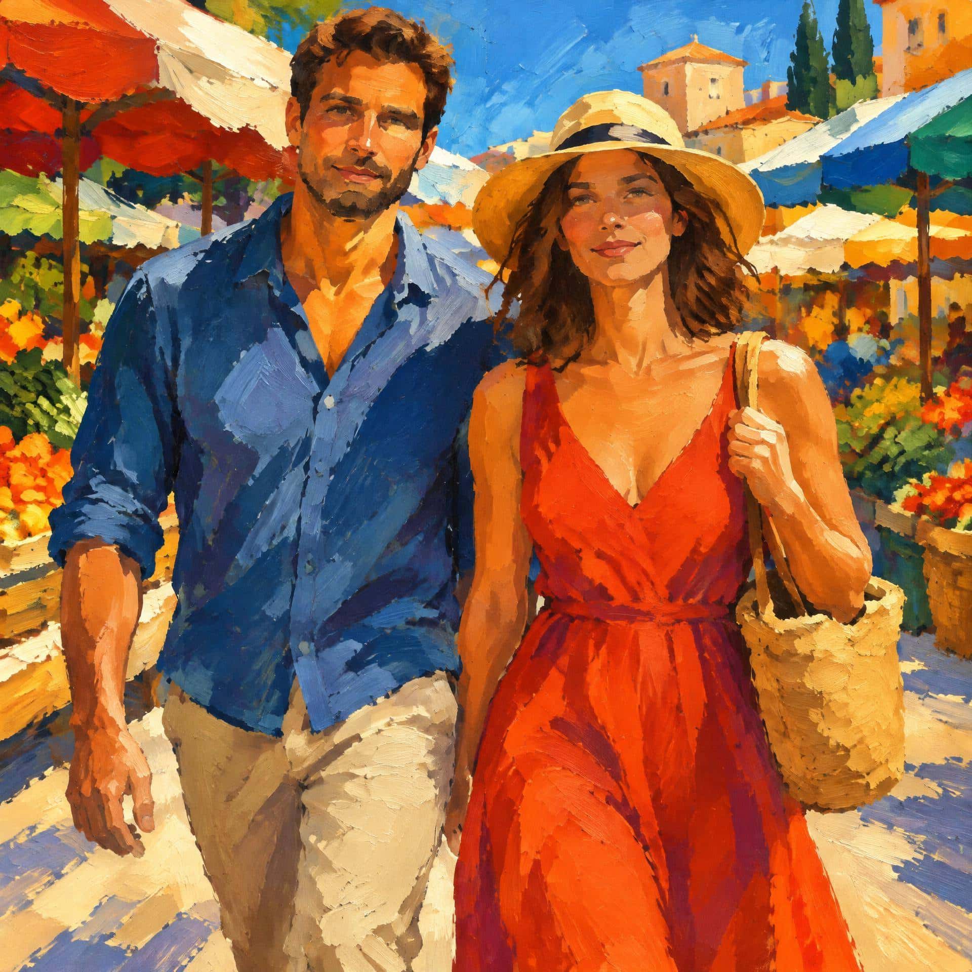Dramatic painted cover illustration, prompt only example